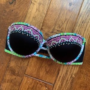 VS Strapless Strappy Cheeky Bikini Bra 32DD